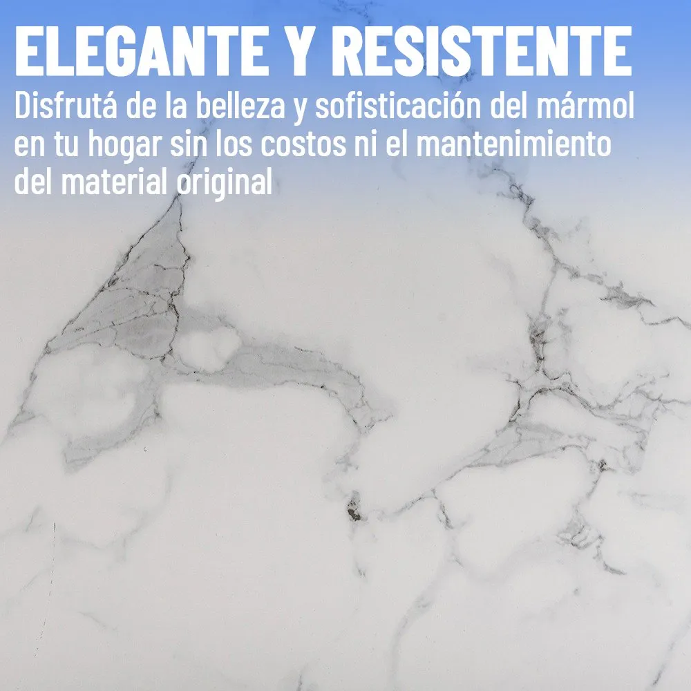 Placa Pvc Símil Mármol 2,44x1,22m 3mm Resistente Agua Calor®