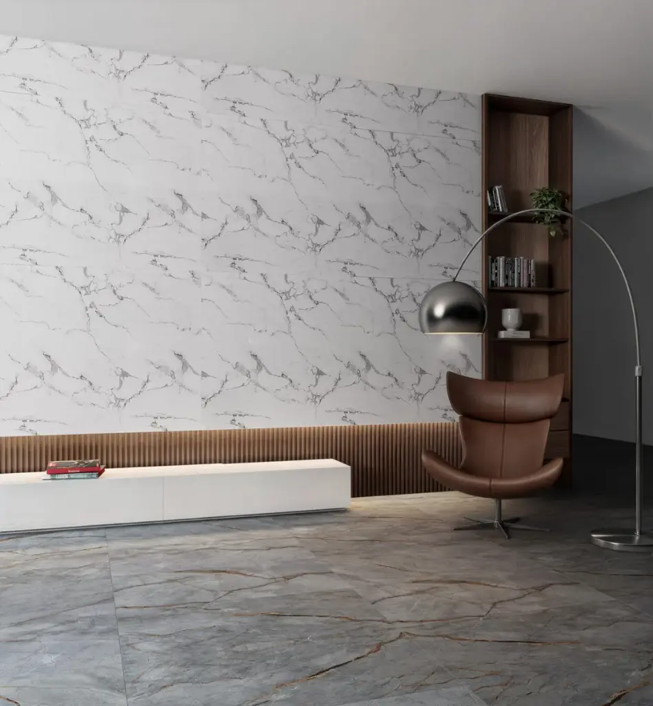 Placa Pvc Símil Mármol 2,44x1,22m 3mm Resistente Agua Calor®