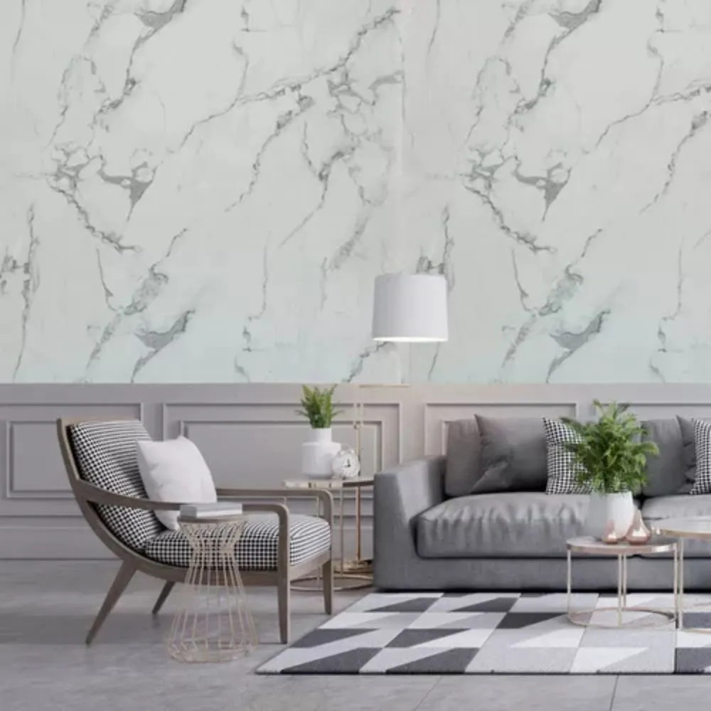 Placa Pvc Símil Mármol 2,44x1,22m 3mm Resistente Agua Calor®