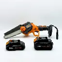 Mini Motosierra Inalambrica 2 Baterias 21v Estuche Rigido