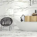 Pack X3 Placa Revestimiento Adhesivo Simil Marmol 30x60 Ql