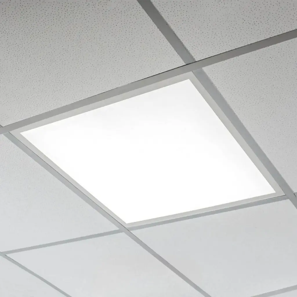 Plafón Panel Led 60x60cm 48w 220v Luz Fria Cuadrado