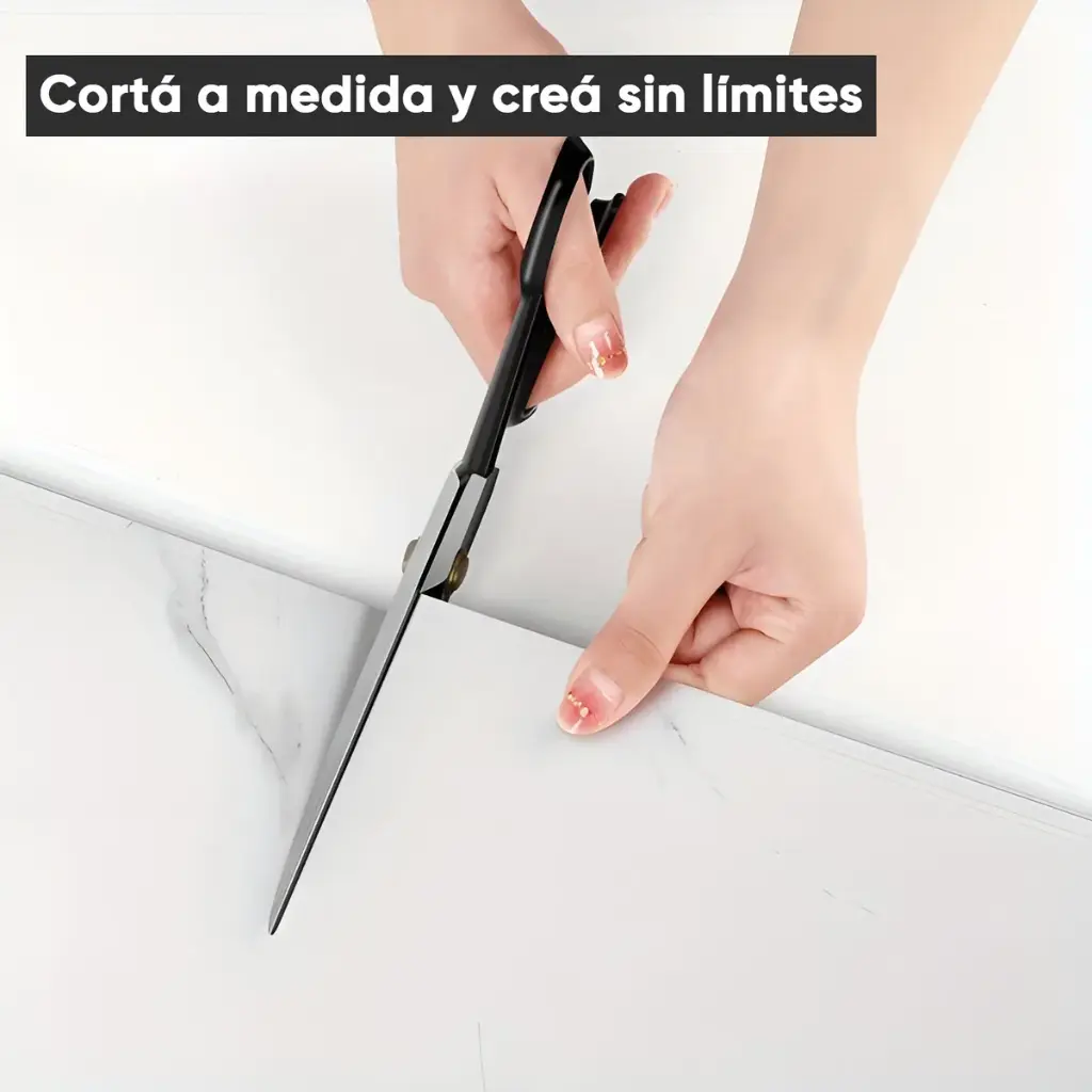 Pack X9 Placa Revestimiento Adhesivo Simil Marmol 60x60 Ql