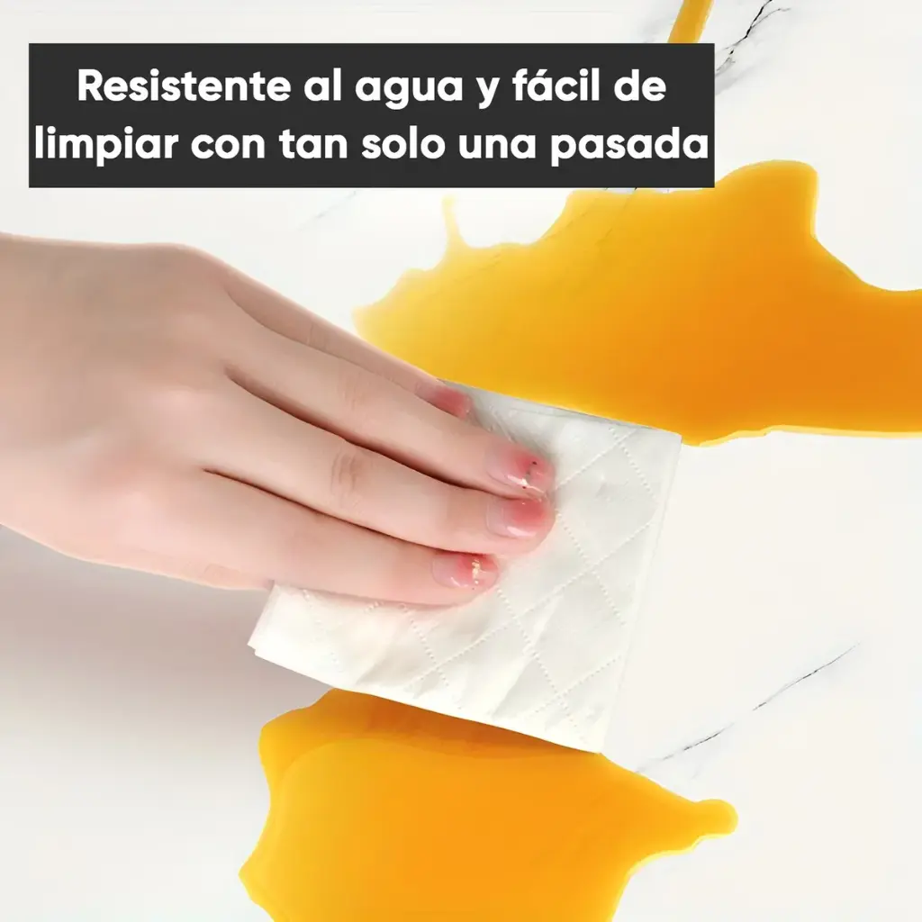 Pack X9 Placa Revestimiento Adhesivo Simil Marmol 60x60 Ql