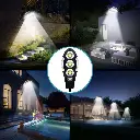 Foco Panel Solar De 150w 3 Modos C/remoto