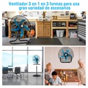 Ventilador De Pie Industrial 3 Velocidades 5 Aspas Calidad