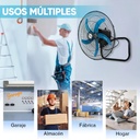 Ventilador De Pie Industrial 3 Velocidades 5 Aspas Calidad