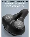 Asiento De Gel Rockbros Para Bicicletas Acolchado Con Mango