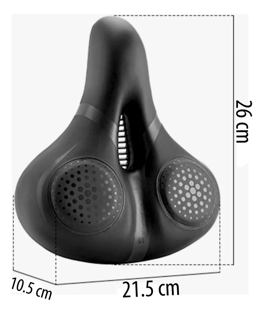 Asiento De Gel Rockbros Para Bicicletas Acolchado Con Mango