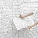 Placa Revestimiento Pared Autoadhesiva Ladrillo 70x77cm Ql