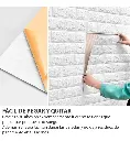 Revestimiento Pared Adhesivo Facil Colocacion Piedra X60 Blanco