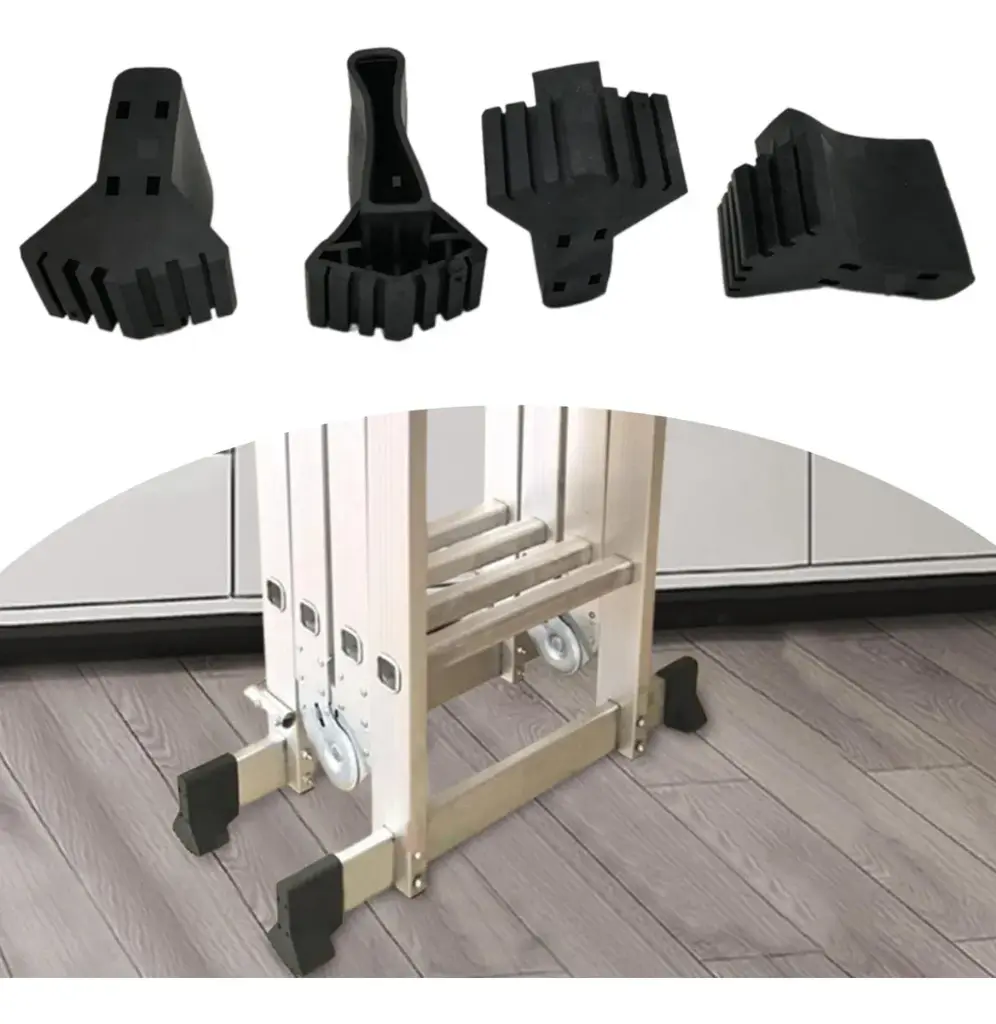 4 Regatones Para Escalera Aluminio Antideslizantes Seguridad