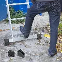 4 Regatones Para Escalera Aluminio Antideslizantes Seguridad