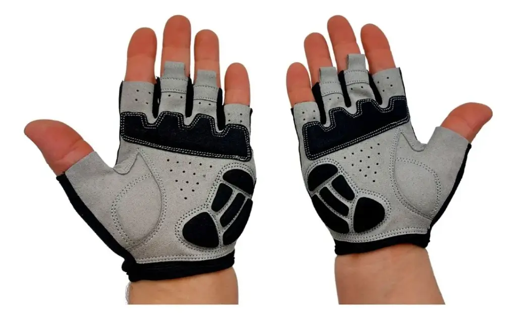 Rockbros Guantes Medio Dedos Bicicleta Ciclismo Senderismo