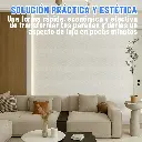 Pack X 10 Placas Revestimiento Pared Adhesivo Textura 120x60