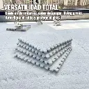 Alfombra Antigolpe Goma Eva Shaggy Piso Encastrable Pack X50