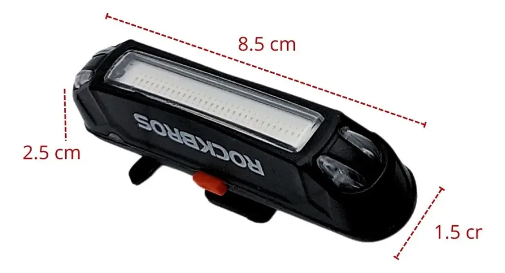Rockbros Luz Trasera Usb Bicicletas Monopatín Sirve Lluvia