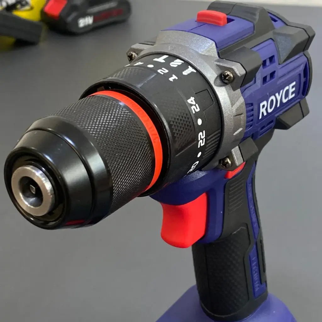 Taladro Atornillador Inalámbrico Royce 21v 2 Baterías 10mm