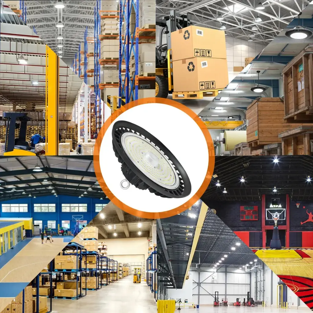 Foco Techo Led Para Galpon Deposito 100w Ip65 Luz Ufo