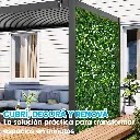 Enredadera Cerco Artificial Celosía Extensible Plegable 2mts 