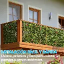 Cerco Madera Extensible Hojas Artificial Plegable Jardin 2 M 
