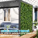 Cerco Madera Extensible Hojas Artificial Plegable Jardin 2 M 