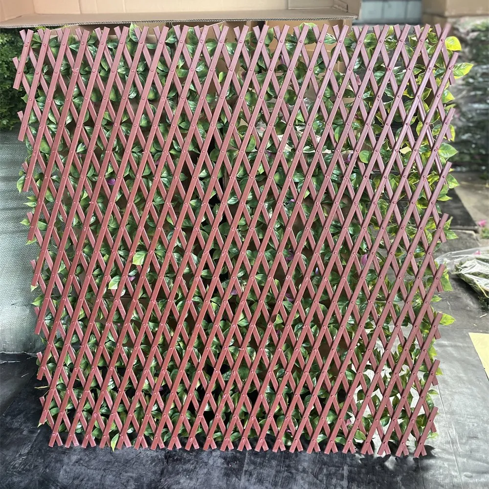 Cerco Madera Extensible Hojas Artificial Plegable Jardin 2 M 