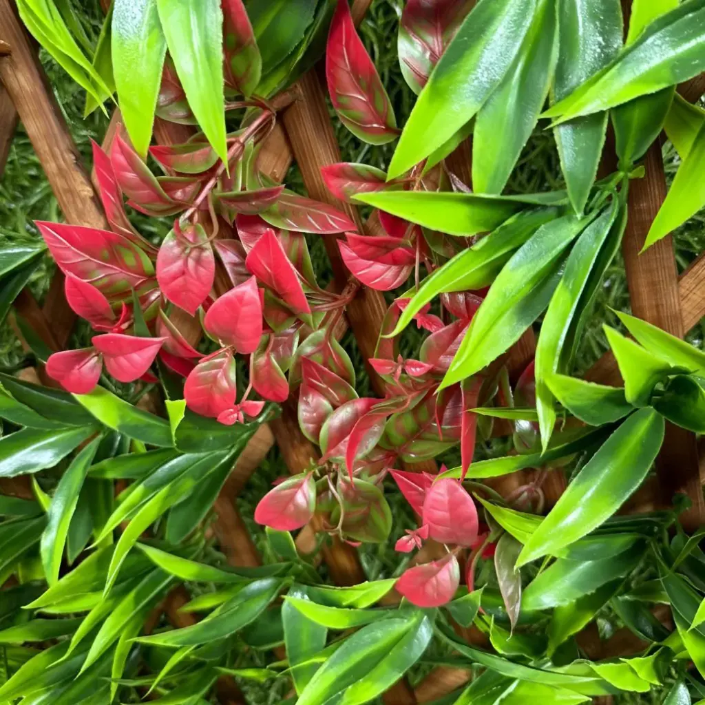 Cerco Madera Extensible Hojas Artificial Plegable Jardin 2 M 