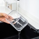 Tapper De Vidrio Con Tapa Hermetica 3 Divisiones Premium QL®