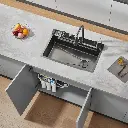 Bacha Pileta Multifuncional Cocina Acero + Filtro Osmosis