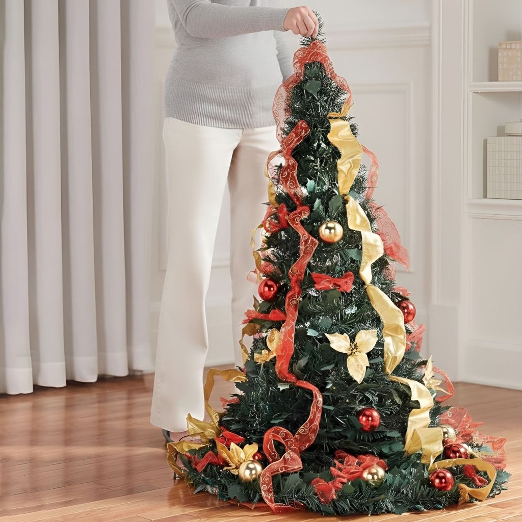 Árbol Navidad Arbolito Premium 120cm Frondoso Con Chirimbolo