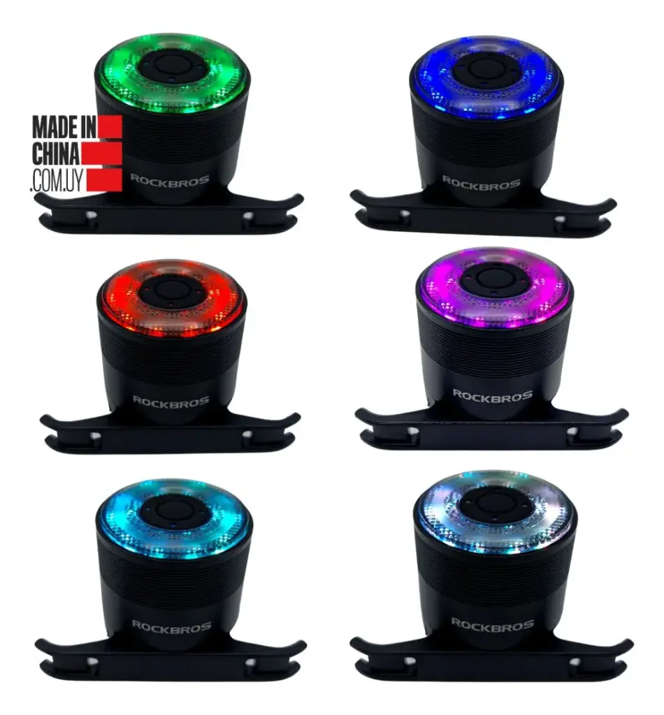 Luz Trasera Bicicleta Usb Q1 Samurai - Rockbros Color Negra