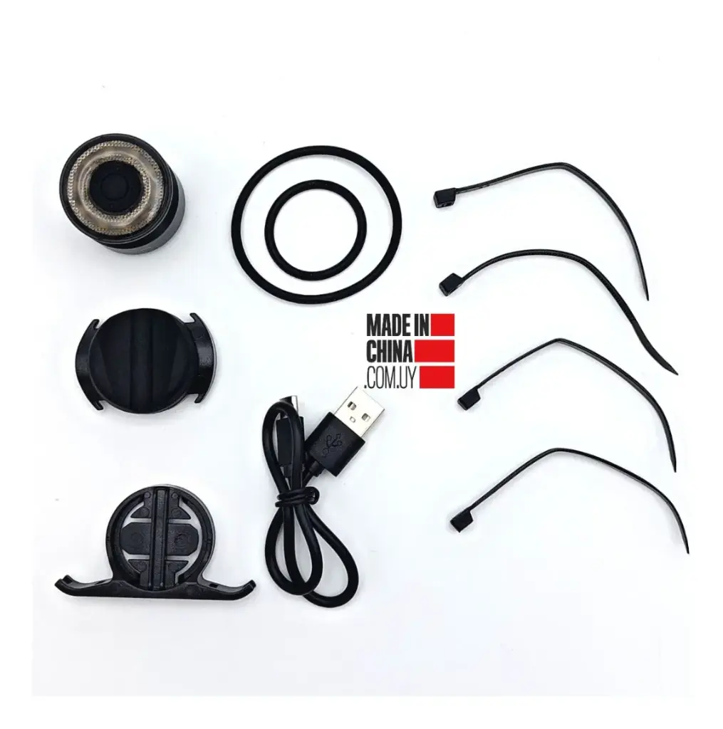 Luz Trasera Bicicleta Usb Q1 Samurai - Rockbros Color Negra