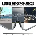 Lentes Fotocromaticos Rockbros De Ciclismo Negro Y Gris Tran