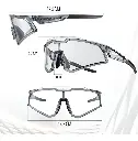 Lentes Fotocromaticos Rockbros De Ciclismo Negro Y Gris Tran