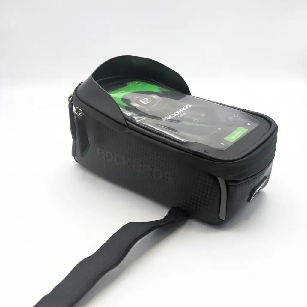 Bolso Soporte Impermeable De Celular Para Cuadro Bicicleta