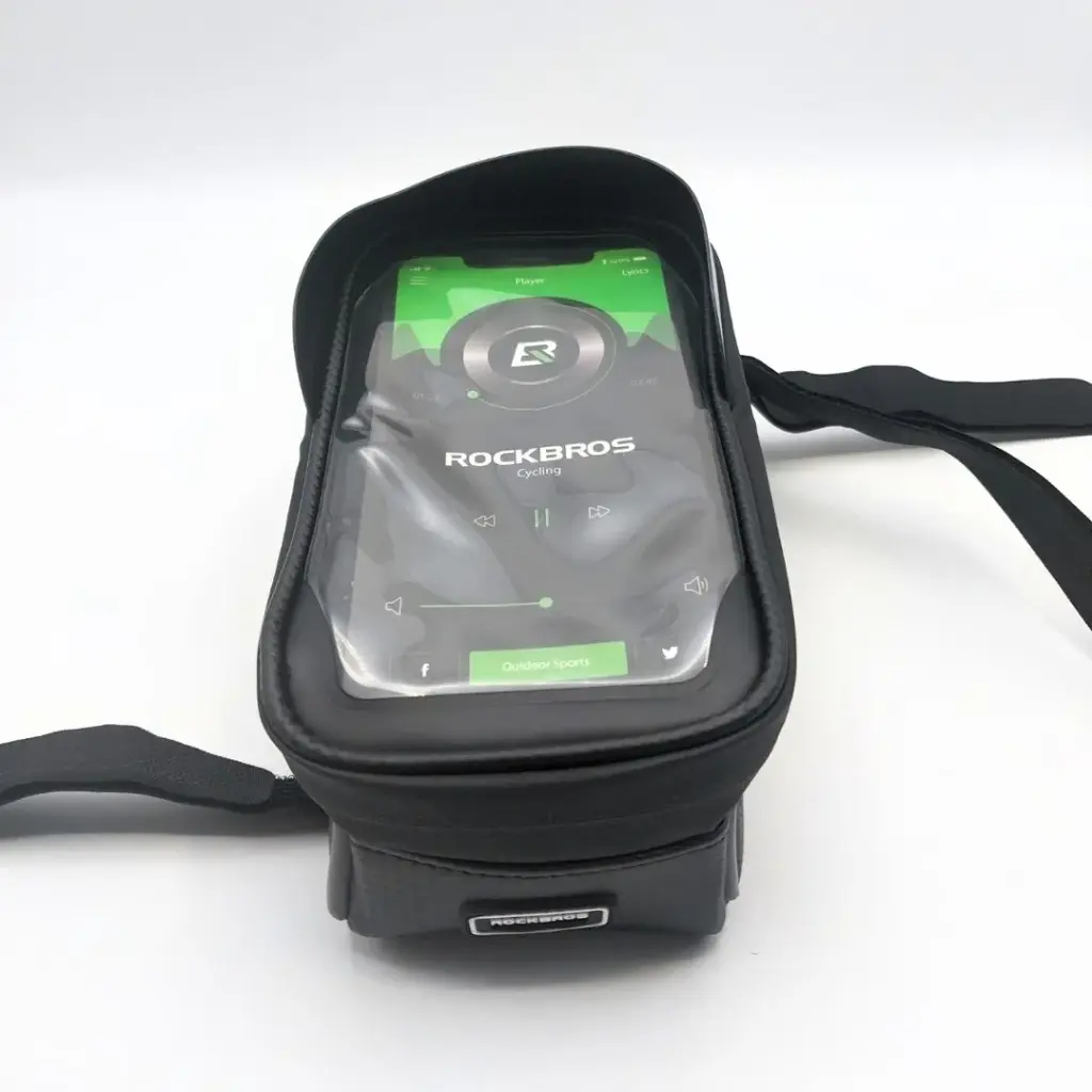 Bolso Soporte Impermeable De Celular Para Cuadro Bicicleta