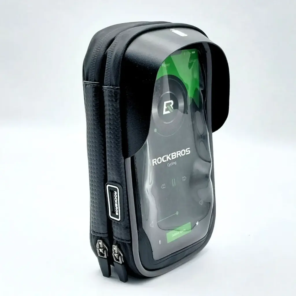 Bolso Porta Celular Rockbros Impermeable Manubrio Bicicleta