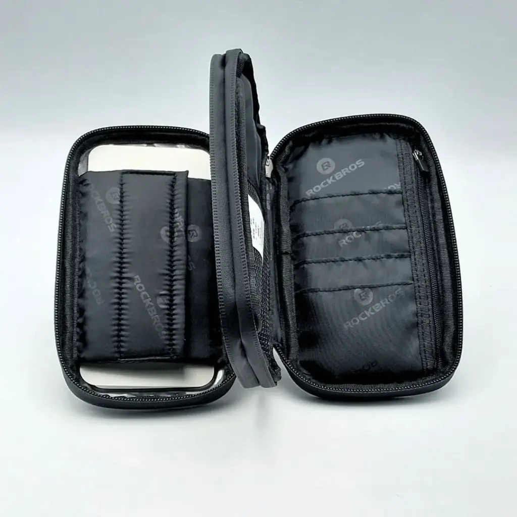 Bolso Porta Celular Rockbros Impermeable Manubrio Bicicleta