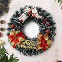 Corona Navidad Con Feliz Navidad - Decoración Navideña QL ®