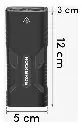 Luz Para Bicicleta 850 Lúmenes Rockbros Linterna Recargable