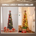 Arbolito Arbol De Navidad Premium 120cm Plegable + Corona QL