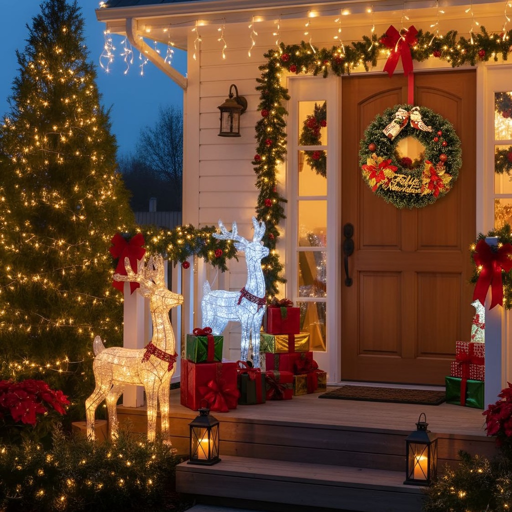 Arbolito Arbol De Navidad Premium 120cm Plegable + Corona QL