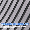 Rollo Adhesivo Símil Ripado Wpc Madera 3mts X 60cm Premium ®