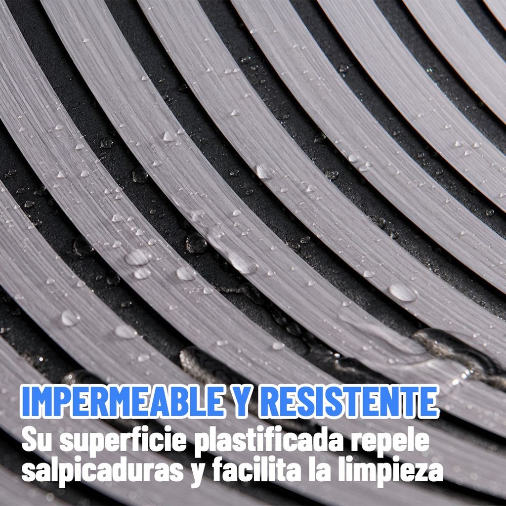 Rollo Adhesivo Símil Ripado Wpc Madera 3mts X 60cm Premium ®