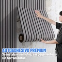 Rollo Adhesivo Símil Ripado Wpc Madera 3mts X 60cm Premium ®