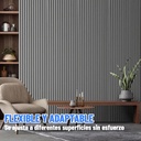 Rollo Adhesivo Símil Ripado Wpc Madera 3mts X 60cm Premium ®