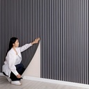 Rollo Adhesivo Símil Ripado Wpc Madera 3mts X 60cm Premium ®