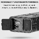 Luz Para Bicicleta 850 Lúmenes Rockbros Linterna Recargable