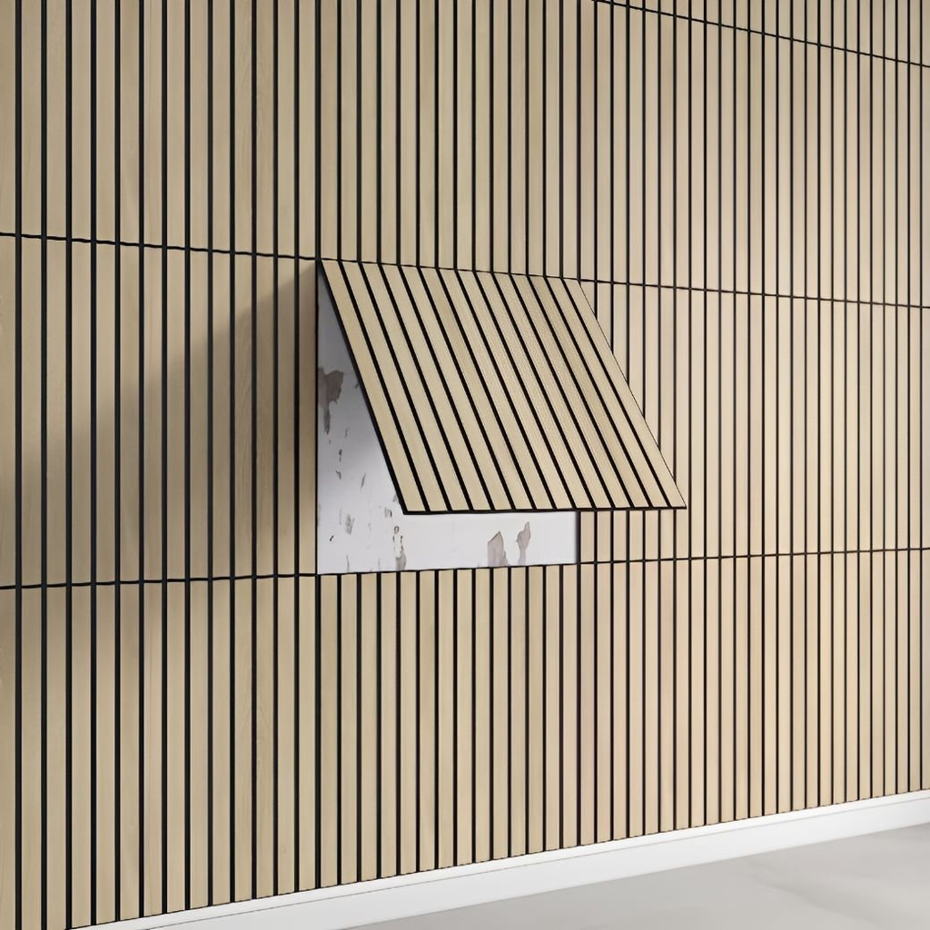 Placa Autoadhesiva Revestimiento Símil Wpc 60x60cm Premium ®